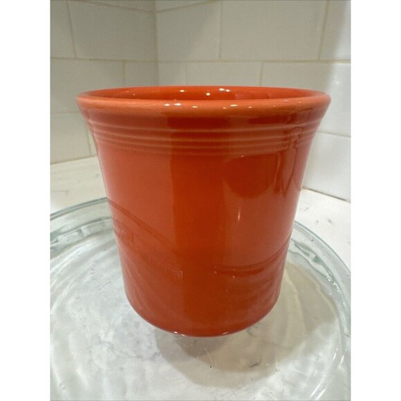 Fiestaware Persimmon Ring Handled Mug Fiesta Tom and Jerry Mug Retired Orange - Picture 5 of 13